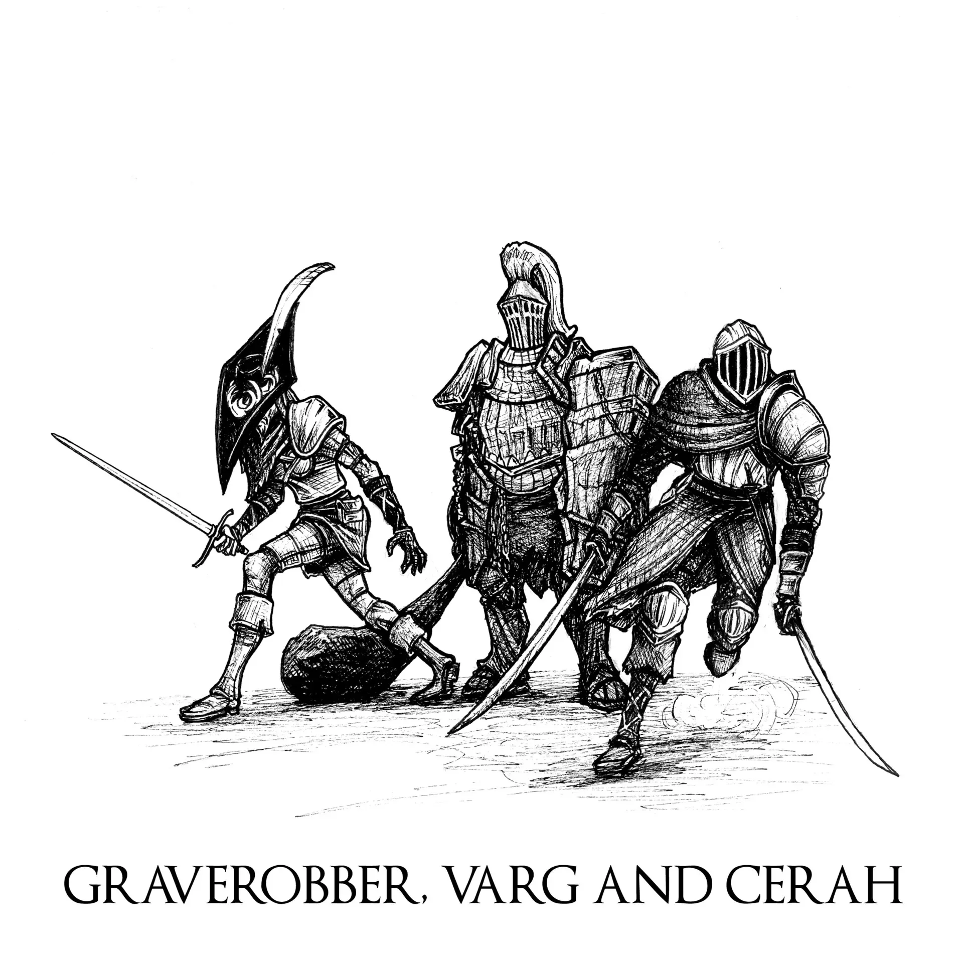 Graverobber, Varg, and Cerah